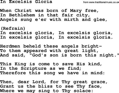 gloria lyrics